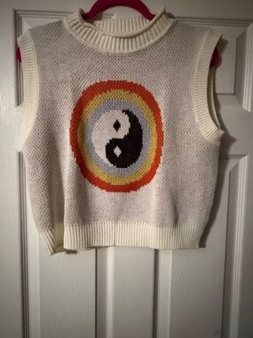 Adorable Ying Yang Sweater Vest